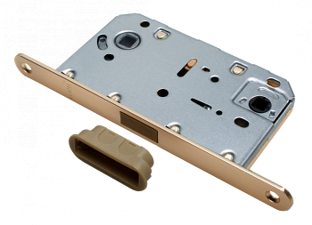 Защелка сантех.магнит LBM 5096 пл.отв.пл. SSG/золото матовое сатинированное/RENZ/