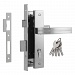 Замок. врезной с ручками 106-70мм Л/хром/Нора-М Замок. врезной с ручками 106-70мм Л/хром/Нора-М