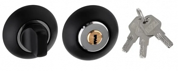 Завертка с ключом. Lock OL/black/черный/PALIDORE