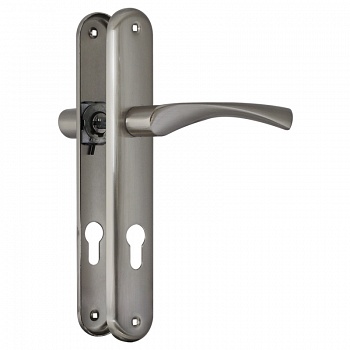 Ручка на планке 108-85мм /матовый никель/Нора-М