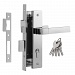 Замок. врезной с ручками 109-70мм Л/хром/Нора-М Замок. врезной с ручками 109-70мм Л/хром/Нора-М