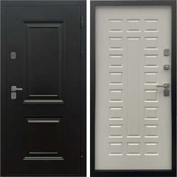 Дверь мет. МОДЕЛЬ 11 ТЕРМО С1 антик темн кор/бел (860х2050L)/Форпост