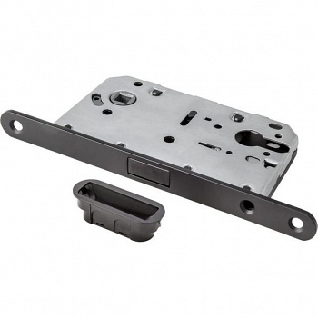 Замок врезной магнитный LBM 5085 под цил. пл.отв.пл. Black/черный /B2B/
