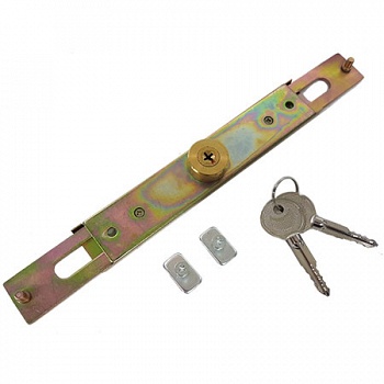 Замок для роллет (аналог ALUTECH) крест.ключ /LEKSA