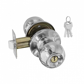 Защелка ЗШ-ISP- 01 хром/ключ/Isparus