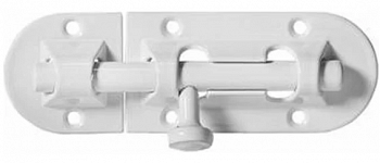 Шпингалет SH 70 /белый/PALIDORE