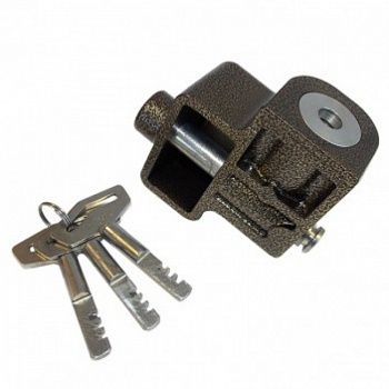 Замок навесной ВС-2-2В/алюминий /КЭМЗ