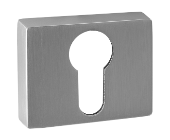 Накладка на цилиндр квадр. ET AL 01 SSС/супер сатин хром/PUERTO/