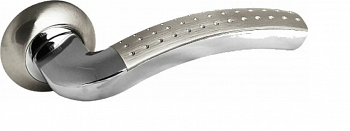 Ручка дверная 59 HHP /белый никель/PALIDORE