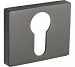 Накладка на цилиндр квадр. ЕТ 01 MBN/матовый черный никель/RENZ/ Накладка на цилиндр квадр. ЕТ 01 MBN/матовый черный никель/RENZ/
