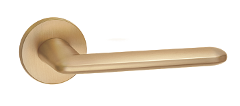 .Ручка дверная AL 546-06 slim SSG/золото матовое сатинир. /PUERTO/