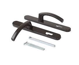 Нажим. гарнитур подпруж. м/о 85 мм,2 винта, корич./Leksa/