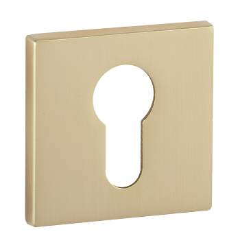Накладка на цилиндр квадр. ET AL 03 slim SSG/золото матовое сатинированное/PUERTO/