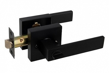 Ручка-защелка 801 BK/черный/фикс./ARSENAL